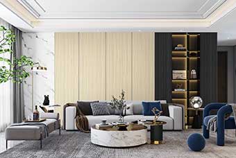 广安轻奢风格-客厅