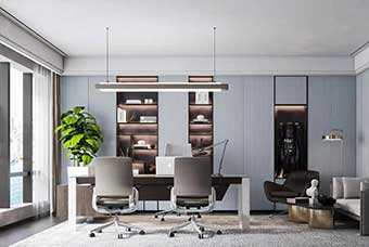 广安轻奢风格-书房