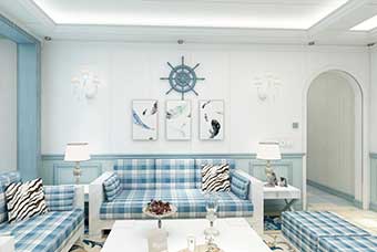 广安地中海风格-客厅