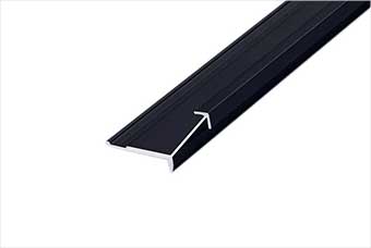 广安航空纤维墙咔铝合金阳角线（哑黑氧化）