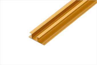 广安航空纤维墙咔铝合金带灯中条（钛金氧化）