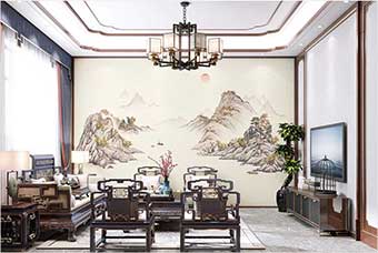 广安森佰汇航空纤维墙咔(巴山蜀水)