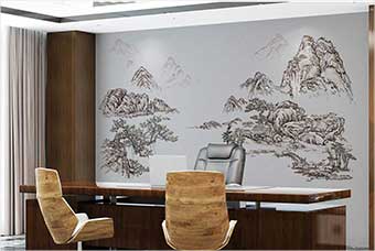 广安森佰汇航空纤维墙咔(山水之间)