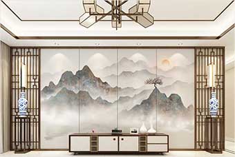 广安森佰汇航空纤维（山水画系列）