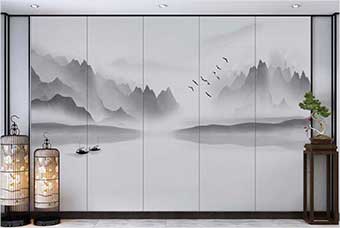 广安森佰汇航空纤维（山水画系列）